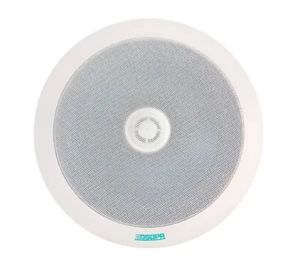 Difuzor de tavan coaxial PA, 10W-20W, 2 cai, 100V, DSP703