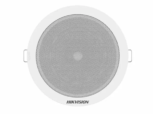 Difuzor tavan analog Hikvision DS-QAE0206G1-V, 100V, 6W, 8 ohm, 5.25 inch, 90-20kHz, ABS alb