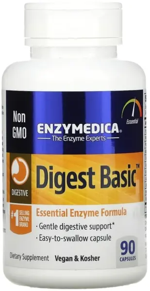 Digest Basic, 125 mg, 90 capsule, Enzymedica