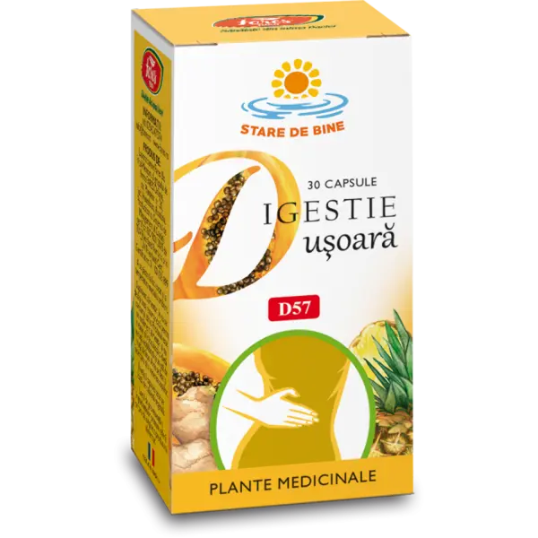 Digestie usoara, 30 capsule, Fares