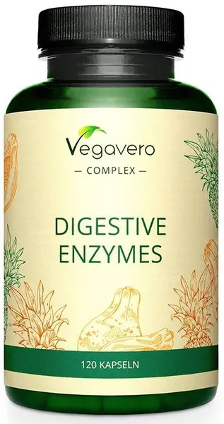 Digestive Enzymes, 120 capsule, Vegavero