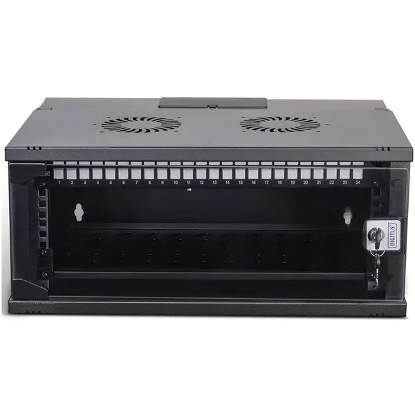 Digitus Cabinet de retea Digitus DN-49201-SET, 4U, 19 inch, 400mm adancime, Negru