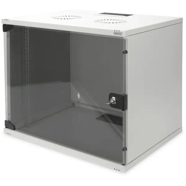Digitus Cabinet montat pe perete Digitus DN-19 09-U-S-1, 9U (19″), 460x540x400 mm, Gri