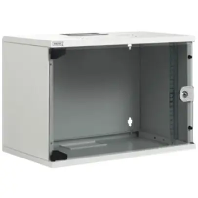 Digitus Cabinet Retea Digitus DN-19 12-U-S-1, 12U, 19 inch, Usa Sticla, Gri