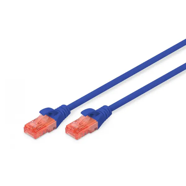 Digitus Cablu patch DIGITUS Premium CAT 6 UTP , 5,0m , culoarea albastru