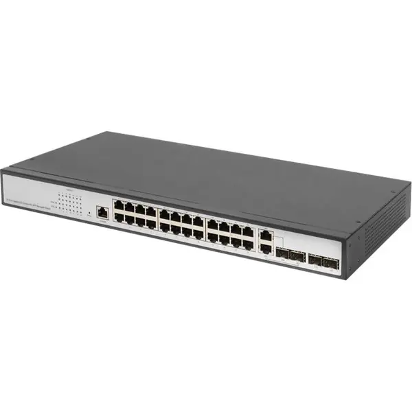 Digitus DIGITUS 24-Port Gigabit Switch, 19 Inch, Managed, 2 Uplinks