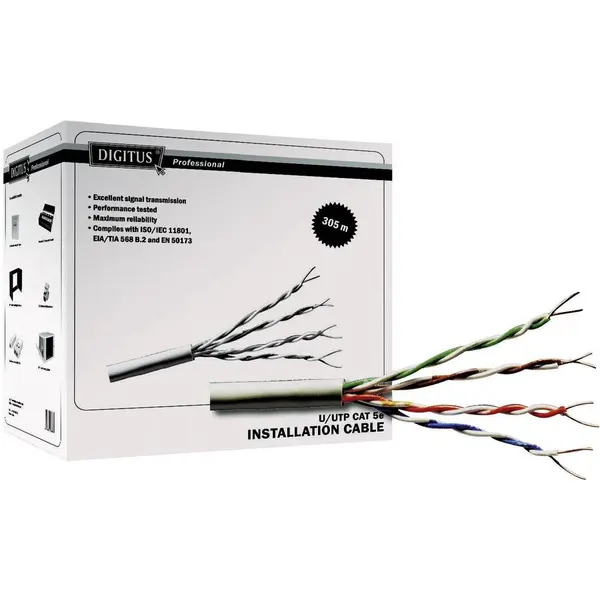 Digitus DIGITUS CAT 5e twisted pair patch cable 305m