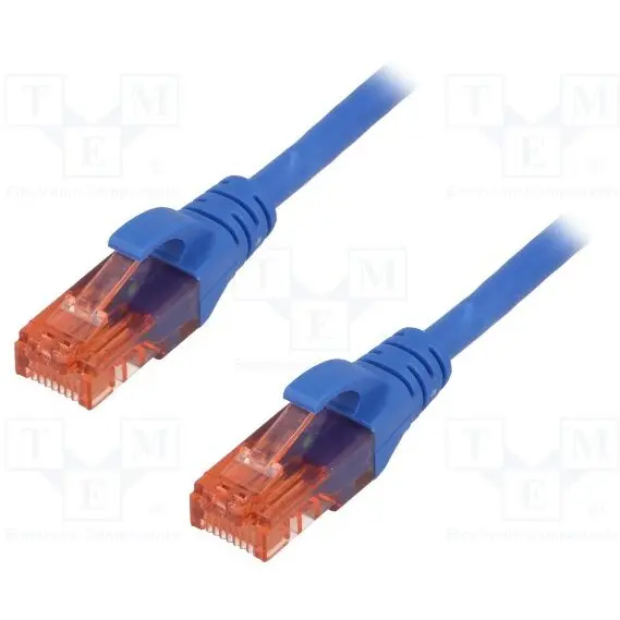 Digitus DIGITUS Premium CAT 6 UTP patch cable, Length 3,0m, Color blue