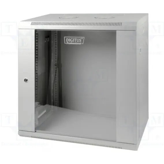 Digitus DIGITUS Wallmount cabinet 12U, 600x450mm, grey RAL 7035