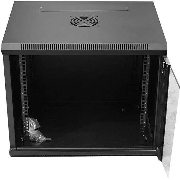 Digitus DIGITUS Wallmount cabinet 9U, 600x450mm, black RAL 9004