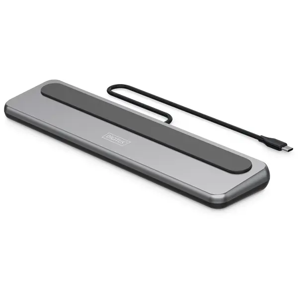 Digitus Docking Station Digitus USB-C 8K 12-Port, 2x HDMI, 1x DisplayPort, 3x USB-A, 1x USB-C, RJ45, Power Delivery 100W