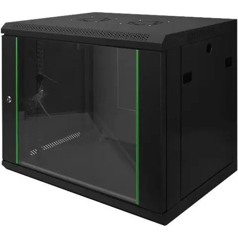 Digitus Dulap de perete Rack, Digitus, Metalm Dynamic Basic DN-19 09-U-EC-SW - 9U, Negru