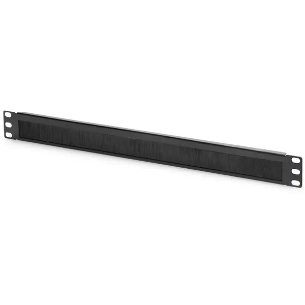 Digitus Organizator de cabluri tip perie Digitus DN-97661, pentru rack 19 inch,1U, Negru