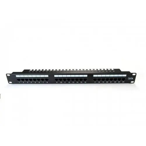 Digitus Patch Panel Digitus by Assmann DN-91524U-EC, 19inch, 1U, 24 porturi, Cat5e, UTP, Black