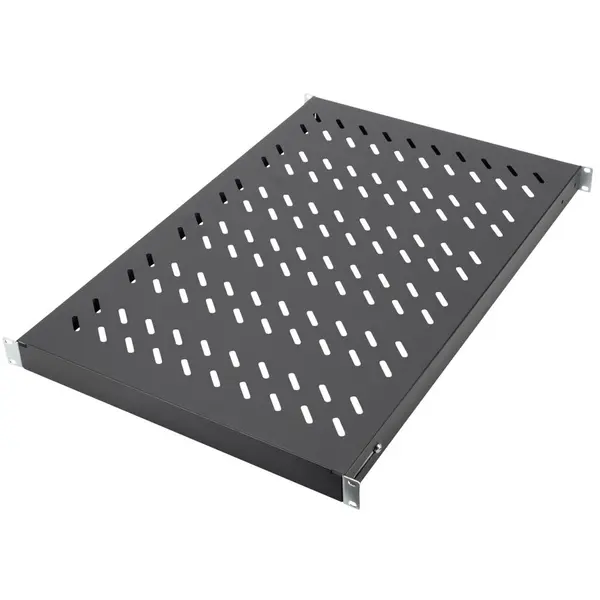 Digitus Polita fixa rack Digitus DN-97649, 19 inch, 1U, adancime 700mm, sarcina maxima 50kg, Negru