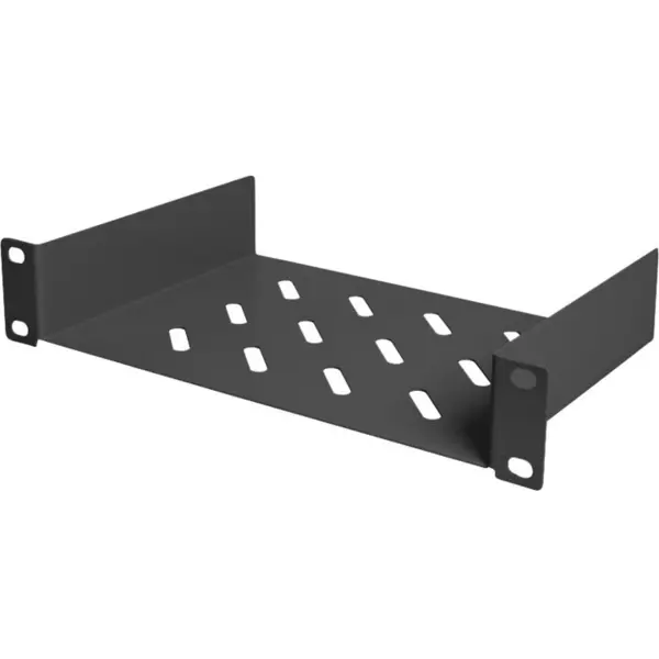 Digitus Raft fix Digitus DN-10-TRAY-1-B, pentru rack de 10 inch, 1U, Negru
