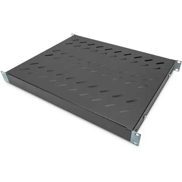 Digitus Raft fix Digitus DN-97645, pentru rack de 19 inch, 1U, adancime 600 mm, Negru