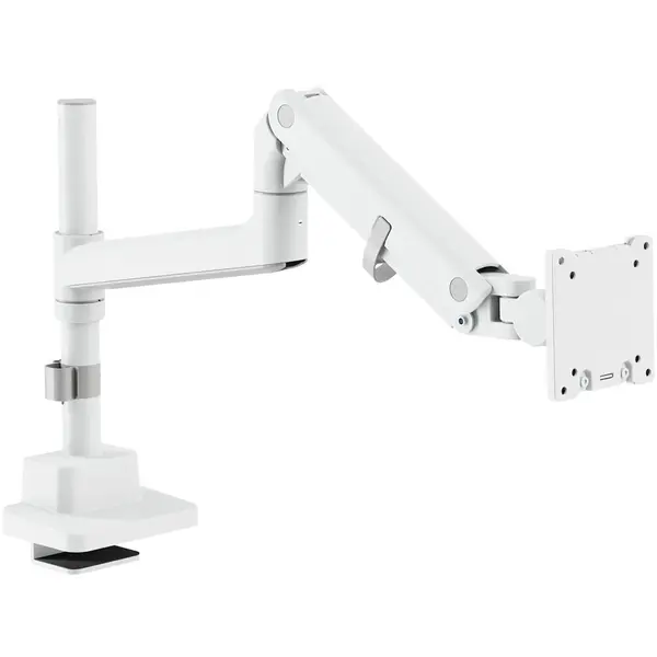 Digitus Suport de birou Digitus DA-90476, pentru monitor, diagonala maxima 57, greutate maxima suportata 27 kg, Alb