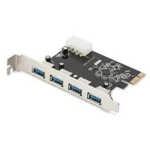 Digitus USB 3.0 PCI Express Add-on Card, 4-Port Chipset VL805