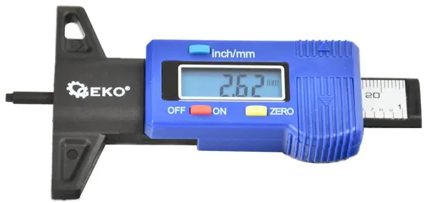 Dijital profundimetru pentru anvelope Geko - 0 - 25.4 mm