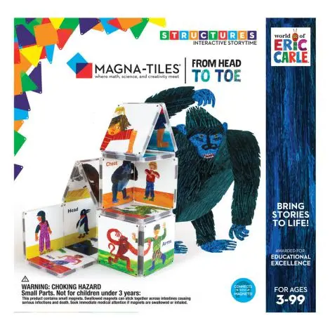 Din cap pana in picioare, Eric Carle, Magna-Tiles Structures