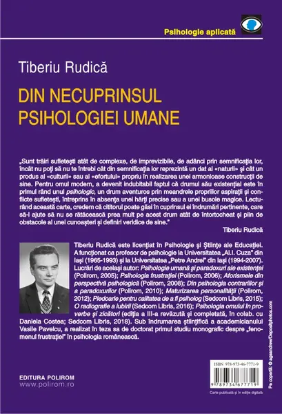 Din necuprinsul psihologiei umane | Tiberiu Rudica