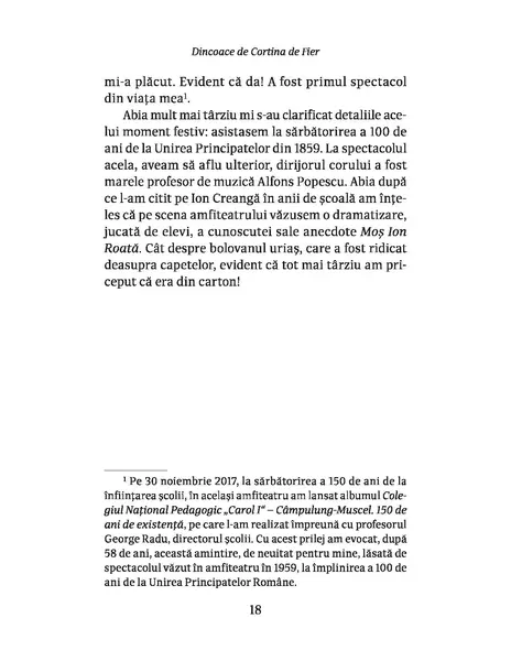 Dincoace de Cortina de Fier. Amintiri | Adrian Savoiu