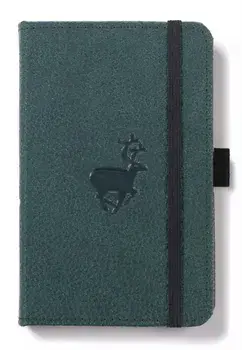 Dingbats A6 Pocket Wildlife Green Deer Notebook - Dotted, Paperback/***