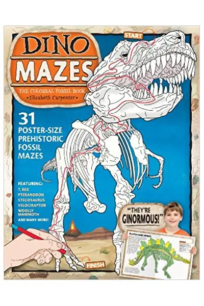 Dinomazes: The Colossal Fossil Book | Elizabeth Carpenter