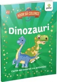 Dinozauri. Carte de colorat cu activitati/***