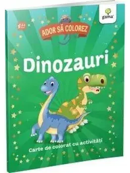 Dinozauri. Carte de colorat cu activitati/***