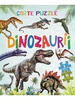 Dinozaurii. Carte puzzle (6 puzzle-uri cu 20 de piese)/***