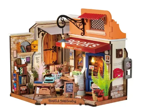 Diorama - Puzzle 3D 108 piese - Libraria de la Colt | Robotime