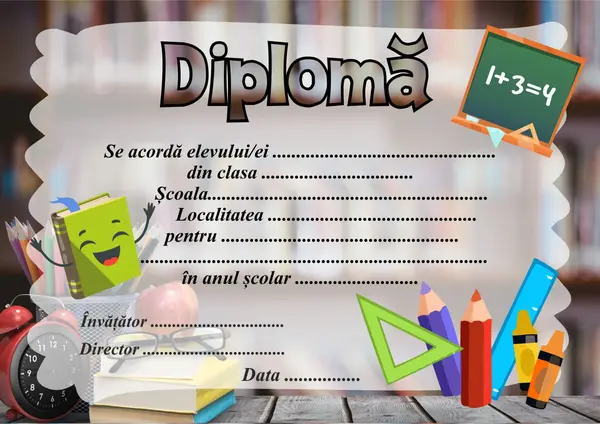 Diploma absolvire DAM4 5 bucați