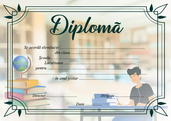 Diploma absolvire DAM6 10 bucați