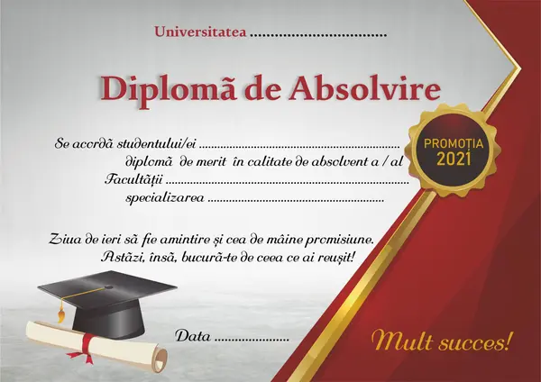Diploma absolvire Universitate DAM9 30 bucăți