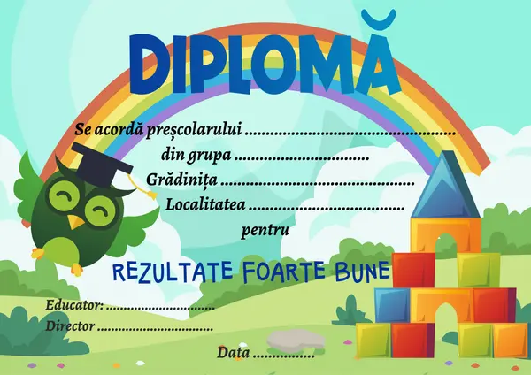 Diploma prescolar DAM2 100 bucați