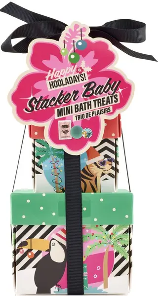 Dirty Works Set cadou Hooladays Stacker Baby, 3 piese