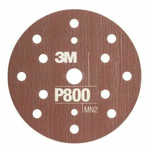 Disc abraziv flexibil Hookit 150mm 3M P800
