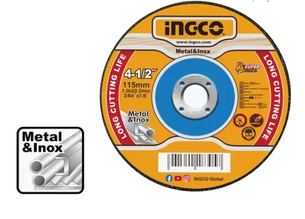 Disc Abraziv Ingco 125x1.2mm MCD121251