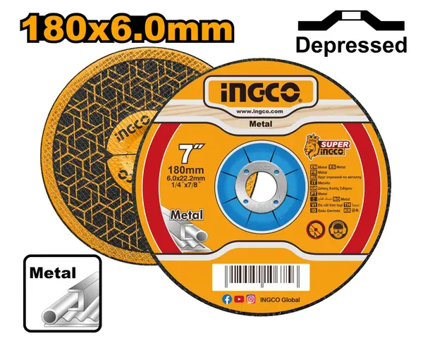 Disc Abraziv Polizat Ingco 115x6.0mm MGD601151