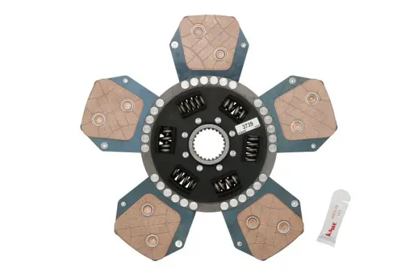 Disc ambreiaj ceramica (327mm; 5) potrivit CLAAS ATOS; DEUTZ FAHR 5000, AGROCLIMBER, AGROFARM, AGROLUX, AGROPLUS, AGROTRAC; HUERLIMANN XB, XM, XT; LAMBORGHINI C, NITRO R 1000.4W-TD2012L04