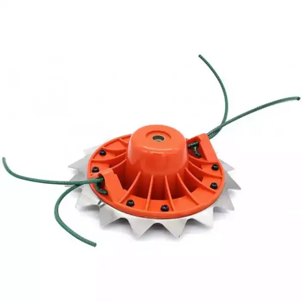 Disc cu fir pentru motocoasa 2in1 (16 dinti si fir), Gri Rosu
