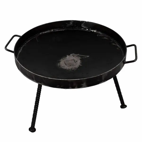Disc de Gatit, cu Picioare Detasabile, Otel, cu Margine de 4 cm, Diametru 46 cm