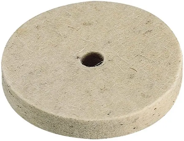 Disc de lustruire din fetru pentru bormașină Wolfcraft - Ø75 mm