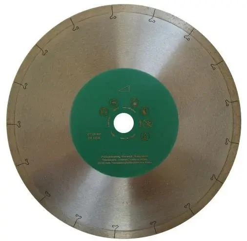 Disc DiamantatExpert pt. Ceramica dura, portelan pt. terase, gresie 350mm Super Premium - DXDH.3905.350