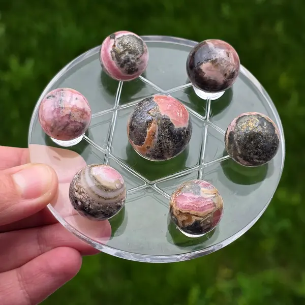 Disc din plexiglas pentru griduri sfere | Pentagramă