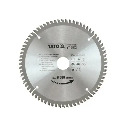 Disc fierastrau circular wolfram pt aluminiu 350X30X100 Yato YT-6099