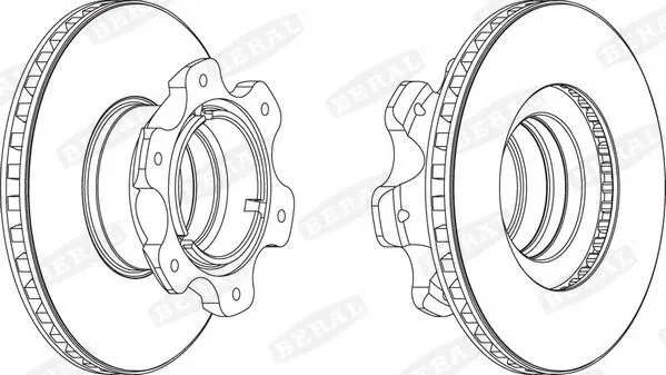Disc frana BERAL BCR209A