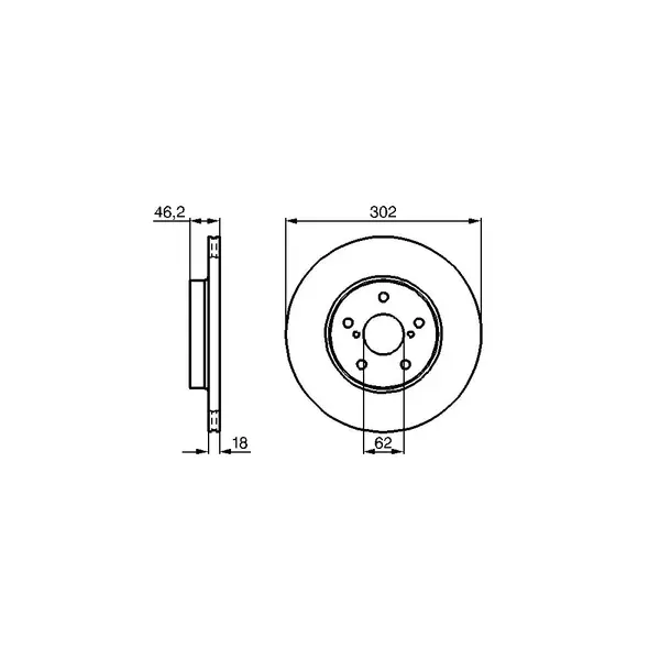 Disc frana BOSCH 0 986 478 490